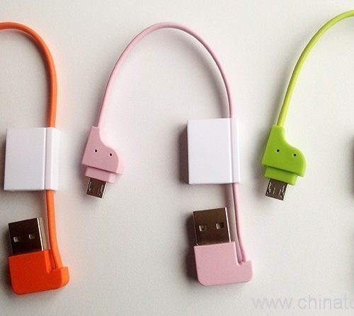 20cm key chain design micro usb charging cable - Image 8