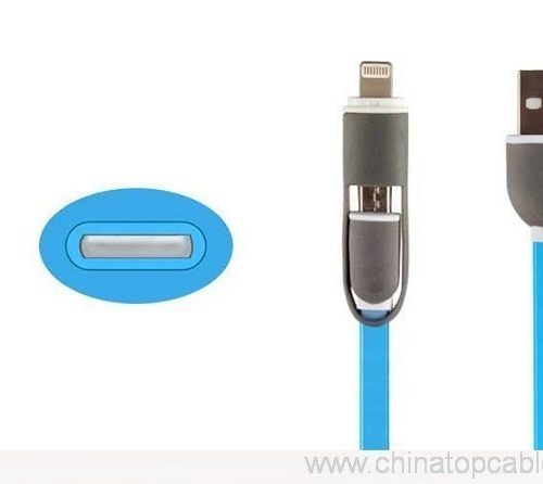 Fast charging usb cable 2 in 1 data cable micro usb cable - Image 5