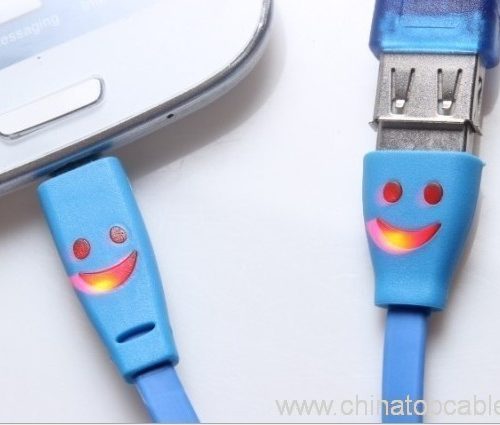 Qi lights up usb data cable types for iphone/ipad/samsung/smart phone - Image 3