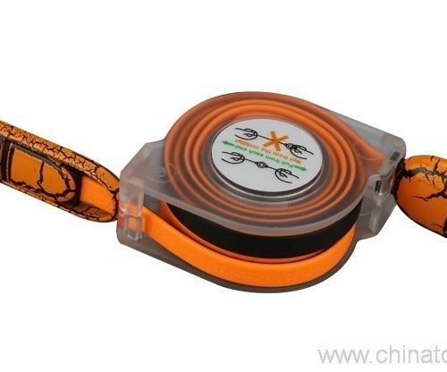 Retractable 2 in 1 usb cable sync data and charging micro usb data cable for Android and iPhone - Image 3