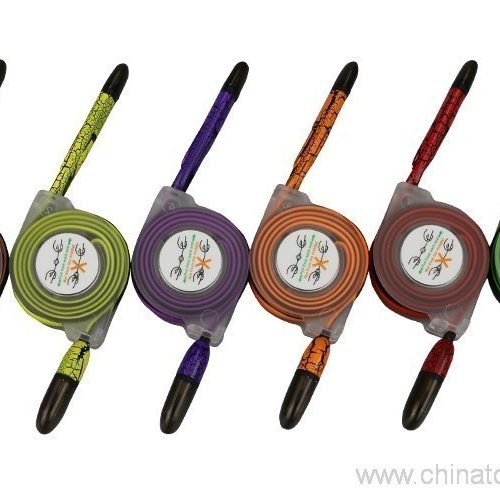 Retractable 2 in 1 usb cable sync data and charging micro usb data cable for Android and iPhone - Image 6