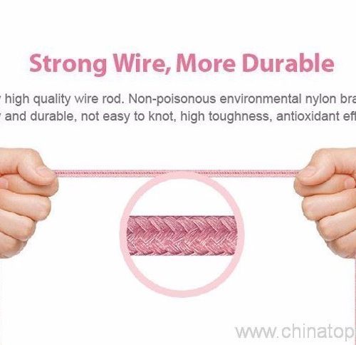 Multifunction braided micro usb cable 2 in 1 cable for iphone - Image 6