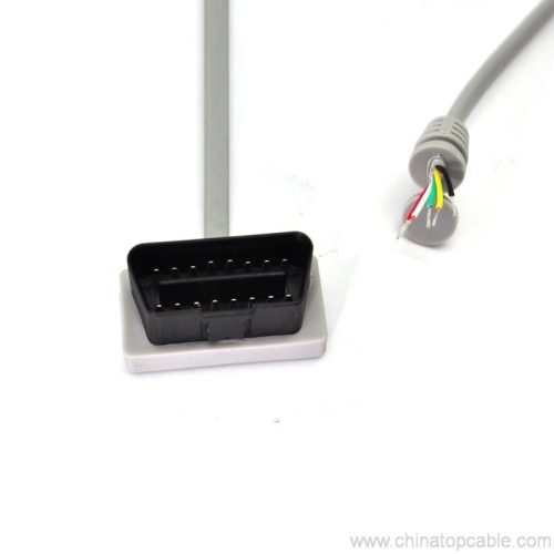 Ultra thin OBDII cable car diagnostic cable with flexible TPE cord - Image 4