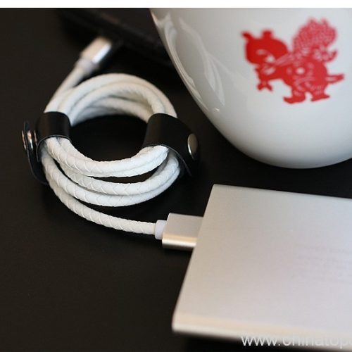 Leather Knitting USB Cable for mobile Phone - Image 4