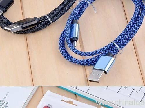 Knitted USB Cable colorful nylon Braided charging usb cable - Image 7