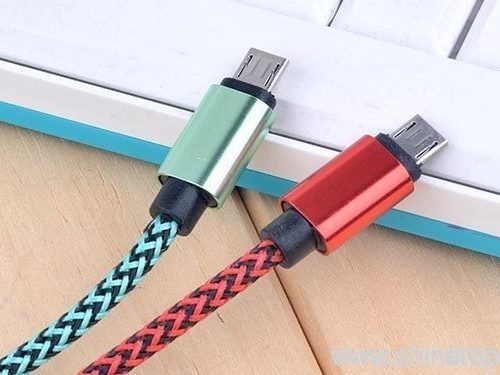 Knitted USB Cable colorful nylon Braided charging usb cable - Image 10