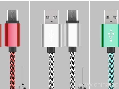 Knitted USB Cable colorful nylon Braided charging usb cable - Image 13