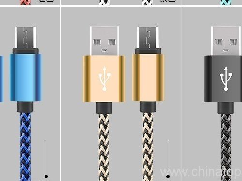 Knitted USB Cable colorful nylon Braided charging usb cable - Image 14