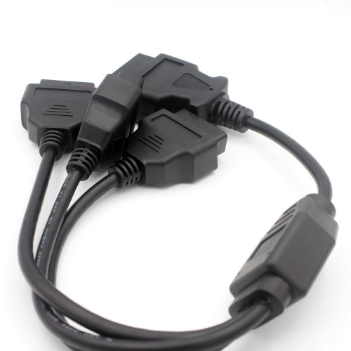 1 to 3 OBD2 OBD-II 16 Pin Male to M/F Splitter Extension Diagnostic Cable - Image 7