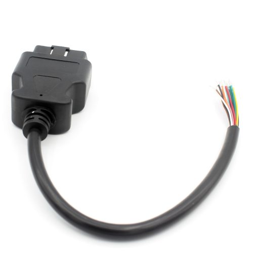 Auto Car Diagnostic Cable OBD2 OBD-II OBDII 16 Pin Male TO End Open 0.3m - Image 6
