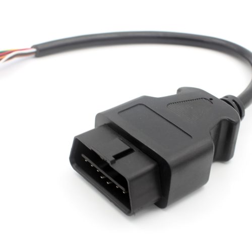 Auto Car Diagnostic Cable OBD2 OBD-II OBDII 16 Pin Male TO End Open 0.3m - Image 8