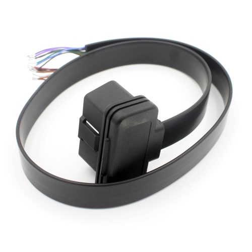 Flat Male to Open 0.5m Auto Car Diagnostic Cable OBD2 OBD-II OBDII 16 Pin TO End Open - Image 5