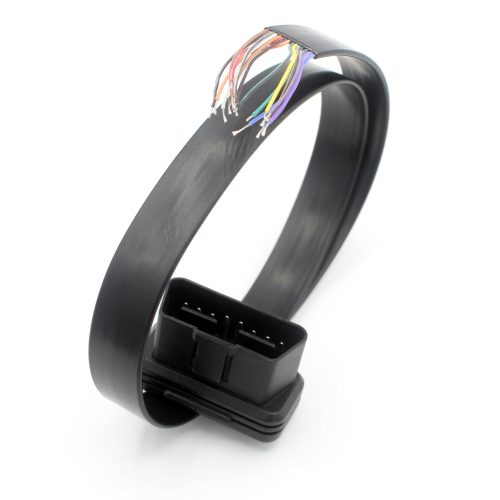 Flat Male to Open 0.5m Auto Car Diagnostic Cable OBD2 OBD-II OBDII 16 Pin TO End Open - Image 10