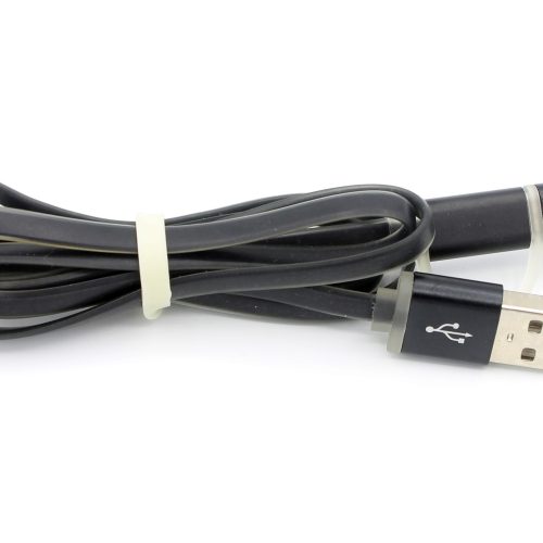 High quality Jelly flat design 2 in 1 usb charging cable for iphone and android - Image 9