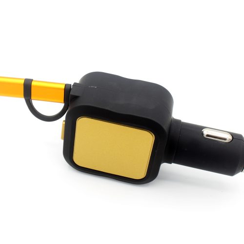 2 in 1 4.8A Dual USB Car Charger with Retractable Charing Cable for iphone and Andriod - Image 7