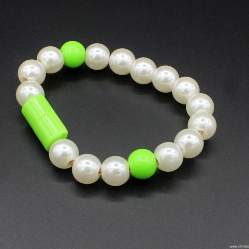 Fashional Portable Wrist Band Pearl Style USB Charging Data Sync Cable For Cellphone - Image 7