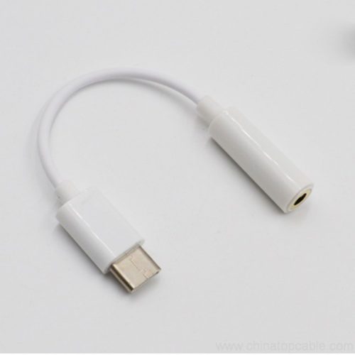 USB 3.1 Type C to 3.5mm AUX Female Eearphone Stereo Jack Adapter Cable - Image 3