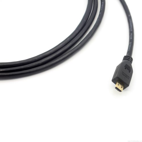 Micro HDMI to HDMI Adapter Cable , Male to Male High Speed HDMI Cable Supports 3D 1080P for GoPro Hero, Tablets, Cameras, ASUS Zenbook Laptop etc - Image 4