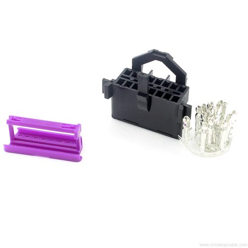 OBD II Female J1962 Replacement Connector with 16 Female Wire Sockets - 10 Pack - Image 3