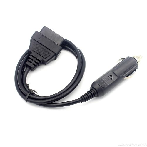 OBD II Memory Saver ConnectorCable, Car OBD2 Female ECU Emergency Lighter Power Cigarette Cable Battery Change Tool 1m - Image 3