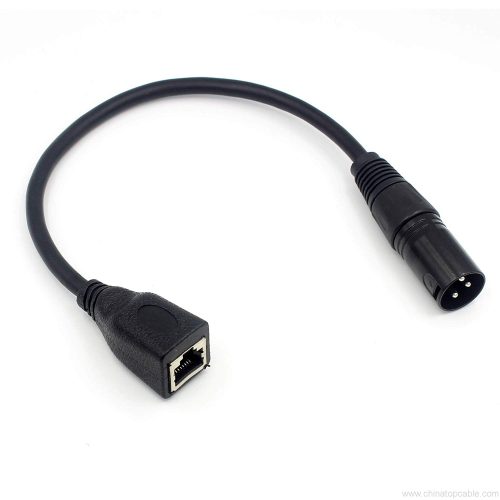 XLR RJ45 Adapter Cable, XLR 3 Pin Male to RJ45 Female Adapter Converter Extension Connector Cord (RJ45-XLRM-3P) - Image 3