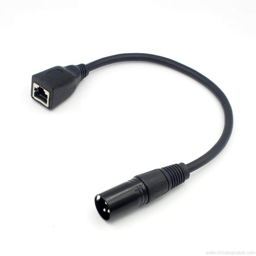 XLR RJ45 Adapter Cable, XLR 3 Pin Male to RJ45 Female Adapter Converter Extension Connector Cord (RJ45-XLRM-3P) - Image 4