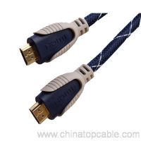 24K သည်ကိုရွှေ 1080p HDMI 1.4V Cable ကိုချထားတဲ့