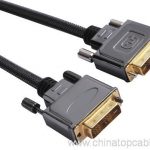 24K gold plated male to male DVI to DVI cable44