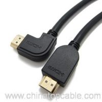 In manlike A manlik 90 Degree HDMI Cables