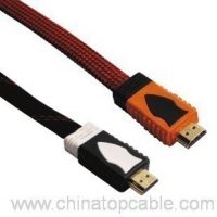 Flat Hdmi cable A male ji bo A zêr 24k male plated