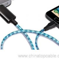 Flowing light Micro USB cable for Android Smart Phone 3