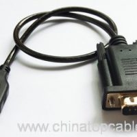 Oltin qoplamali konnektorli FTDI chipset USB dan seriyali kabelga konvertor