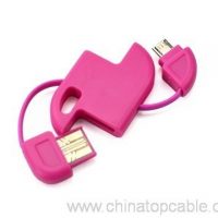 Valiz a la men fòm louvwi Mini mòd USB Câbles 21