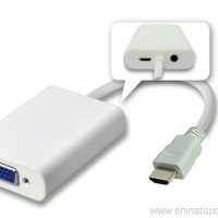 HDMI to VGA Converter cable with Audio and Power