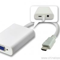 HDMI конвертор VGA кабел със звук и мощност