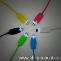 LED Lightning zoustänneg Synchroniséiert Mikro USB Cable