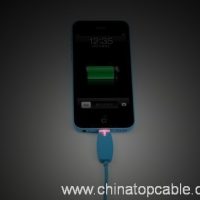 IPhone 的 LED 閃電電荷同步 USB 電纜 3