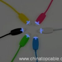 LED munja naboj Sync USB kabel za IPhone 5