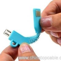 Micro USB lataus- ja Sync Avainnipun USB-kaapeli 3