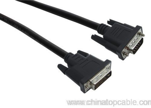 Nickel plated DVI to VGA cables