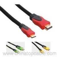 PVC שהמודעות מיני HDMI זכר לכבל HDMI זכר