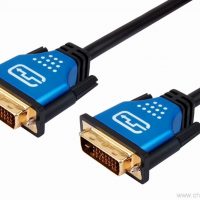 Kvalitet høyhastighets DVI-kabelen metallkledning skjerm