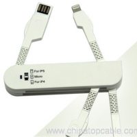 Tub rog Swiss riam tsim 3 nyob rau hauv 1 USB Cable 4