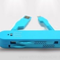 Swiss Army Knife Design 3 yn 1 USB Cable 5