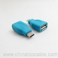 USB 2.0 a female to a usb 3.1 c male connector