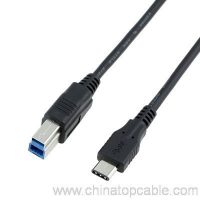 USB C-Hom rau USB3.0 BM Cable 1meter