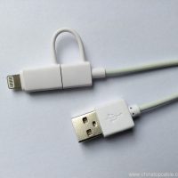 1.2M PVC 2 in 1 good quality mobile phone usb cable 3