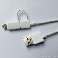 1.2M PVC 2 aastal 1 hea kvaliteediga mobiiltelefoni usb kaabel 3