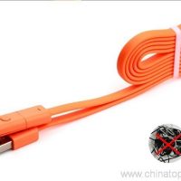 2 in 1 360 Degree Rotating  data cable for mobile phone 2