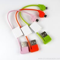 20sentimita mnyororo muhimu kubuni micro usb kumshutumu waya 2